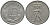 ДАНИЯ 10 ЭРЕ 1972 S; S, ФРЕДЕРИК IX (1947-1972) KM 849.2 медно-никель 116-233