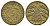 ГЕРМАНИЯ 5 РЕНТЕНПФЕННИГОВ 1924 A, KM 32, J. 308 алюминиевая бронза 4380-1013
