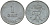 ДАНИЯ 1 ЭРЕ 1964 С; S, ФРЕДЕРИК IX (1947-1972) KM 839.2 цинк 46-1147