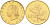Италия 20 лир 1994 R, дубовый лист KM 97.2 алюминиевая бронза  UNC  4594-863