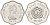 Сейшельские острова 5 центов 1972 FAO, цветок, Елизавета II KM 18 алюминий UNC 4588-646
