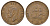 ЮАР 1 пенни 1943 Георг VI (1936-1952) KM 25 бронза 4123-823