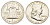 США 1/2 доллара (50 центов) 1959 Бенджамин Франклин, колокол KM 199 серебро  aUNC  4653-116