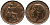 Великобритания 1 фартинг 1927 Георг V (1910-1936) KM 825, Spink 4061 бронза 1518-533