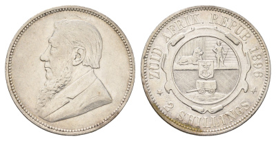ЮАР 2 шиллинга 1896 KM 6 серебро 4044-1533