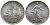 Франция 1 франк 1918 сеятель KM 844.1, Le Franc 217.24 серебро UNC 259-715