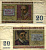 Бельгия 20 франков 1950 Орландо ди Лассо, Филипп де Монте Pick 132 a бумага 8606-53-2-1