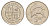 Исландия 5 крон 1984 дельфины KM 28 медно-никель aUNC 4635-126