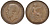 Великобритания 1 пенни 1920 Георг V (1910-1936) KM 810, Spink 4051 бронза 4123-1122
