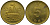 Южная Корея 5 вон 1983 KM 32 латунь UNC 4164-241