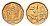 ЮАР 10 центов 1995 герб, цветок алоэ KM 135 сталь плакированная бронзой UNC 4694-724