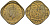 Британская Индия 1/2 анна 1942 Георг VI (1936-1952) KM 534b никель-латунь UNC 94-841