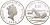 Тувалу 20 долларов 1994 Олимпийские игры 1996 года, плавание KM 24 серебро PROOF 1085-6-22
