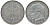 ФРГ 2 марки 1958 J, Макс Планк KM 116, J. 392 медно-никель плакированный никелем 4681-642
