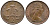 Великобритания 2 пенса 1981 Елизавета II (1952-2022) KM 916, Spink 4235 (C1) бронза 87-737