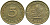 ФРГ 5 ПФЕННИГОВ 1969 D KM 107, J. 382 сталь плакированная латунью 112-147