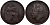 Великобритания 1/2 пенни 1918 Георг V (1910-1936) KM 809, Spink 4056 бронза 51-812