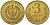 Узбекистан 3 тийин 1994 KM 2 сталь плакированная латунью UNC 4609-1265