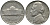 США 5 ЦЕНТОВ 1960 D, ДЖЕФФЕРСОН KM А192 медно-никель 84-535