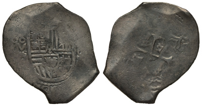 Мексика 8 реалов 1660-е KM 46? серебро 00-811-40