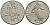 Франция 1/2 франка 1991 сеятель KM 931 никель 4135-741