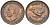 Великобритания 1 фартинг 1939 Георг VI (1936-1952) KM 843, Spink 4116 бронза 4584-146