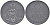 Дания 2 эре 1956 C; S, Фредерик IX (1947-1972) KM 840.2 цинк 67-246