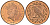 Остров Мэн 2 пенса 1987 Елизавета II (1952-2022) KM 144 бронза UNC 4619-115