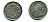 Канада 5 центов 1918 Георг V (1910-1936) KM 22 серебро 46-849