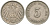 Германия 5 пфеннигов 1911 J KM 11, Jager 12, Weege 6 медно-никель 08-1313