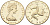 Остров Мэн 1 фунт 1978 PM, Елизавета II (1952-2022) KM 44 вирениум UNC 4582-351