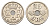 Дания 25 эре 1930 Кристиан X (1912-1947) KM 823 медно-никель 94-114