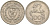 Кипр 100 милсов 1980 европейский муфлон KM 42 медно-никель 4168-636