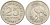Индонезия 25 рупий 1971 венценосный голубь KM 34 медно-никель UNC 4609-436