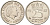 Нидерланды 25 центов 1957 Юлиана (1949-1980) KM 183 никель    4174-645