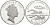 Токелау 5 тала 1994 XXVI олимпийские игры 1996 года в Атланте, плавание KM 19 серебро PROOF 1074-4-62