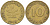 ФРГ 10 ПФЕННИГОВ 1949 J KM 103, J.378 сталь плакированная латунью 77-954
