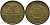 ГДР 20 пфеннигов 1969 А, первый год KM 11 латунь UNC 4398-244