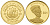 Либерия 25 долларов 2000 Нефертити  золото  PROOF  00-815-12