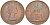 Великобритания 1 пенни 1964 Елизавета II (1952-2022) KM 897, Spink 4157 бронза 3996-216