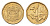 ЮАР 10 центов 1992 герб, цветок алоэ KM 135 сталь плакированная бронзой UNC 4694-648