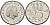 НИДЕРЛАНДЫ 25 ЦЕНТОВ 1968 ЮЛИАНА KM 183 никель 96-169