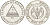 Никарагуа 1 кордоба 1995 50 лет FAO, тираж 2200 экз KM 87 серебро PROOF 02-070-22 M19-7
