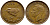 Великобритания 1 фартинг 1944 Георг VI (1936-1952) KM 843, Spink 4116 бронза 08-543