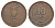 Израиль 10 прут 1949 JE 5709 KM 11 бронза 38-622