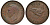 Великобритания 1 фартинг 1944 Георг VI (1936-1952) KM 843, Spink 4116 бронза 4128-913