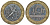 Франция 10 франков 1988 тип гений Бастилии KM 964.1, Le Franc 375.2 биметалл 4128-512