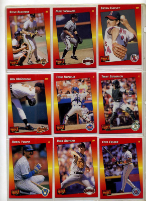 США КАРТОЧКИ БЕЙСБОЛЬНЫЕ 9 штук разных 7501-52