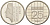 Нидерланды 25 центов 1990 Беатрикс (1980-2013) KM 204 никель UNC 4588-916