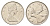 Канада 25 центов 1974 Елизавета II (1952-2022), олень KM 62b никель 4688-442